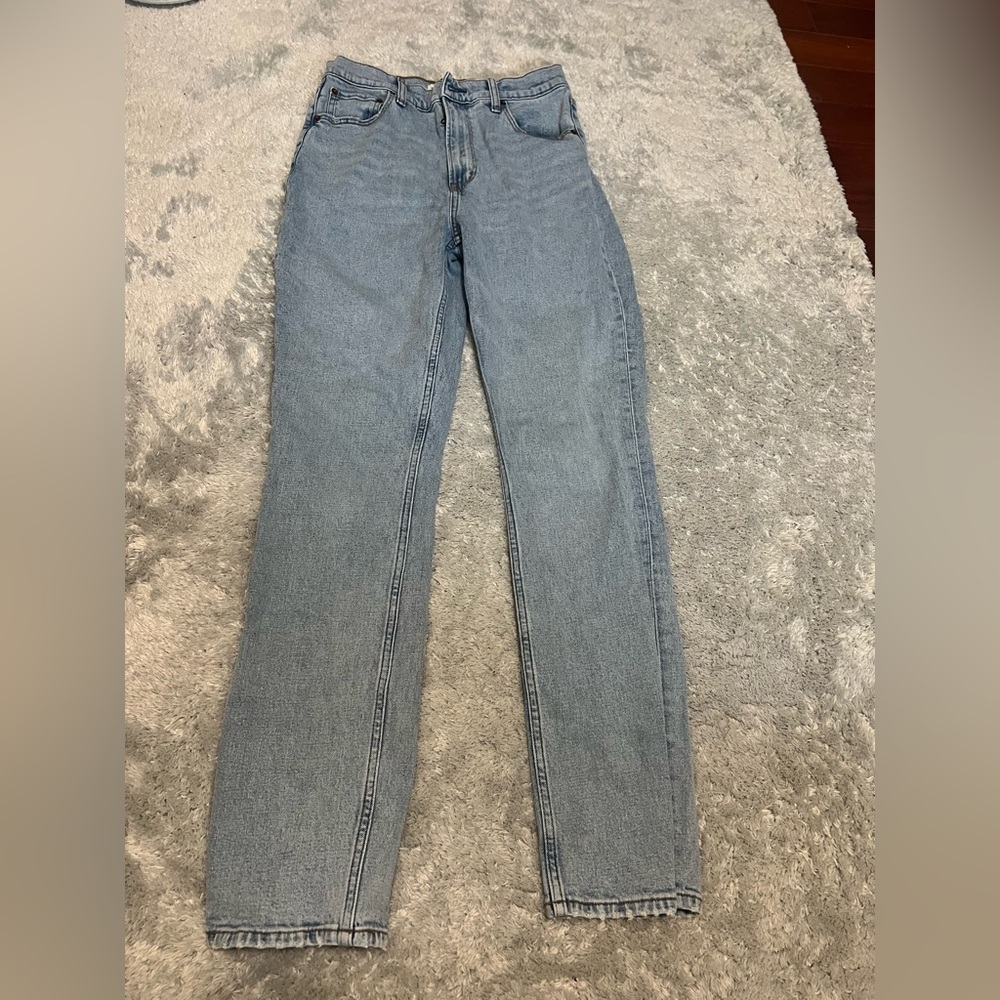 Abercrombie & Fitch Light Wash Straight Leg Jeans